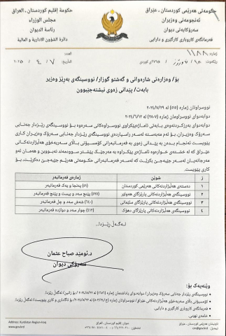 له‌سه‌ر ڕاسپارده‌ی سه‌رۆكی حكوومه‌تی هه‌رێمی كوردستان، زه‌وی به‌سه‌ر فه‌رمانبه‌رانی كۆمسیۆنی باڵای سەربەخۆی هەڵبژاردنەكانی عێراقدا دابەش دەكرێت. 